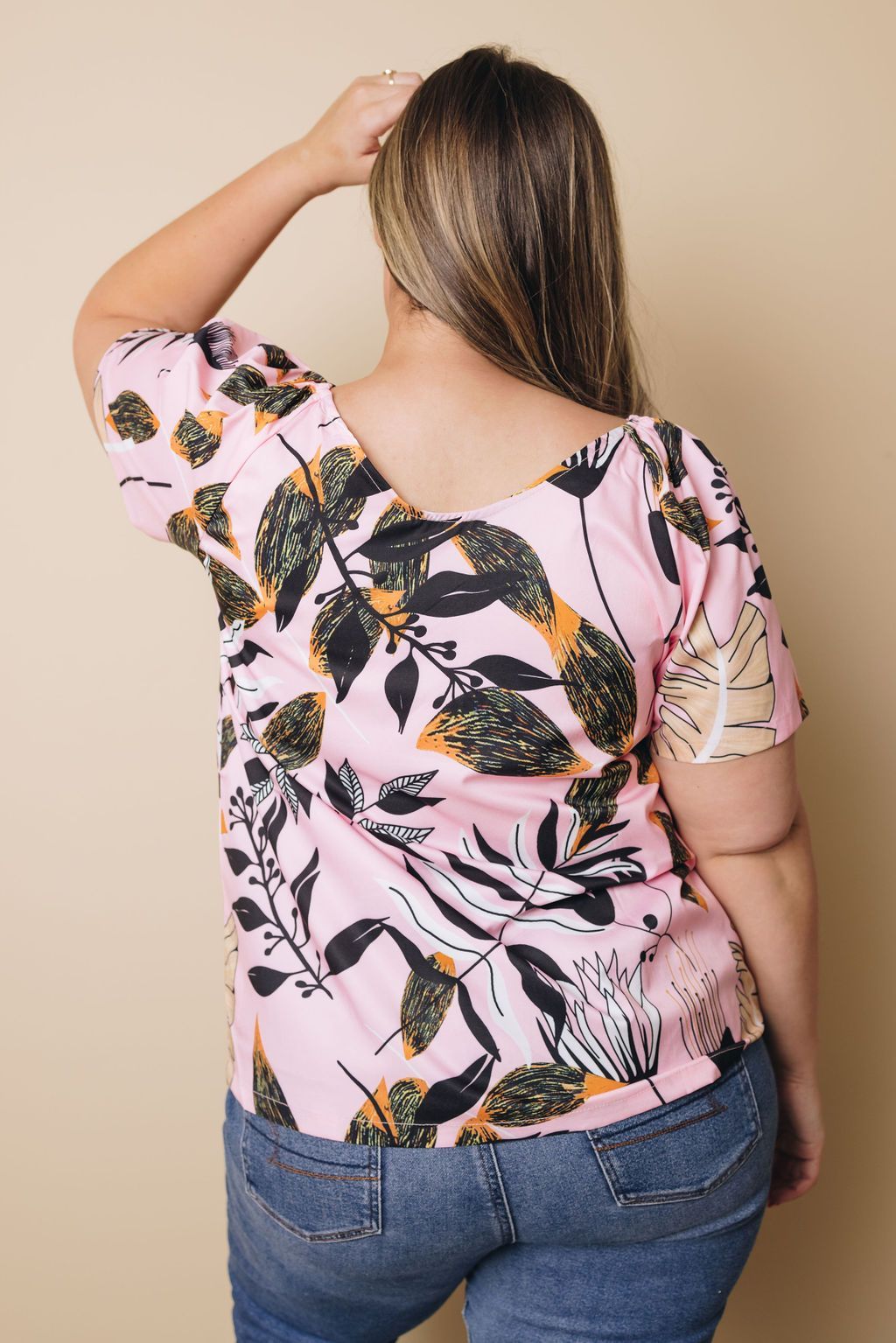 plus size connie tie top