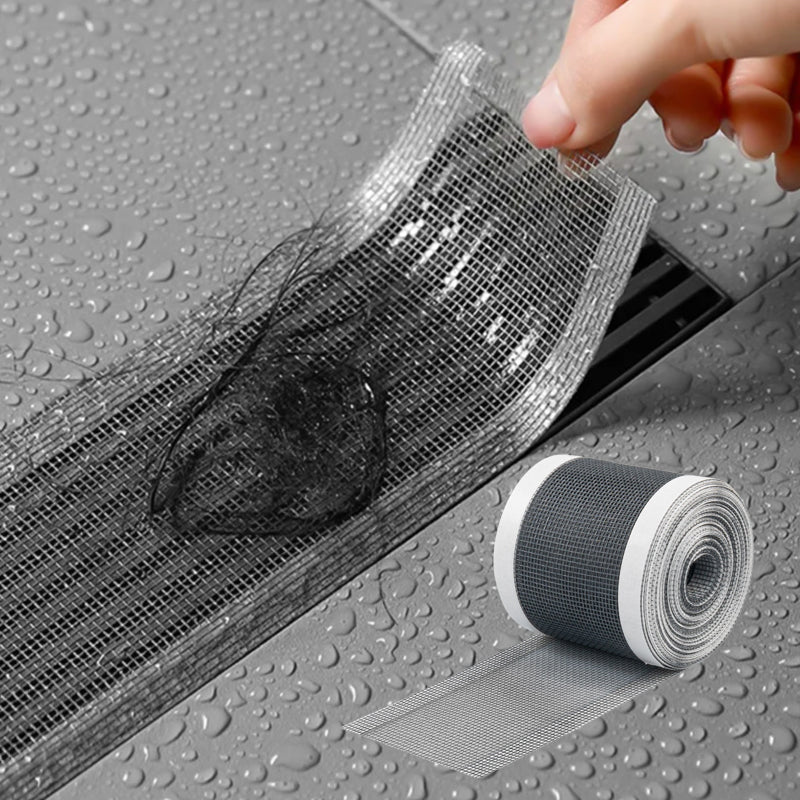 1 Roll 70MM  Strainer Kitchen Sink Sewer Outfall Stopper Bathroom Mesh Stickers Disposable Shower Floor Drain Filter Hair Catche