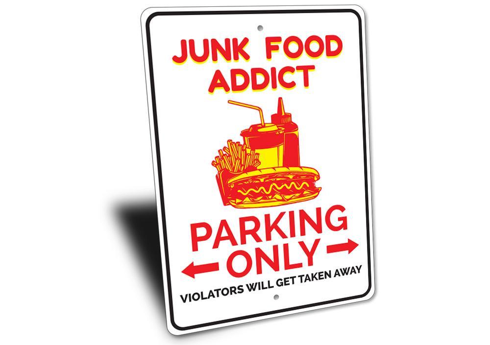 food lover parking sign