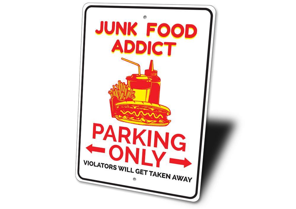 food lover parking sign