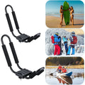 j bar kayak roof rack universal hd marine kayak carrier for kayaks canoe surfboards ski board sup paddle boards on suv car truck with1 pair