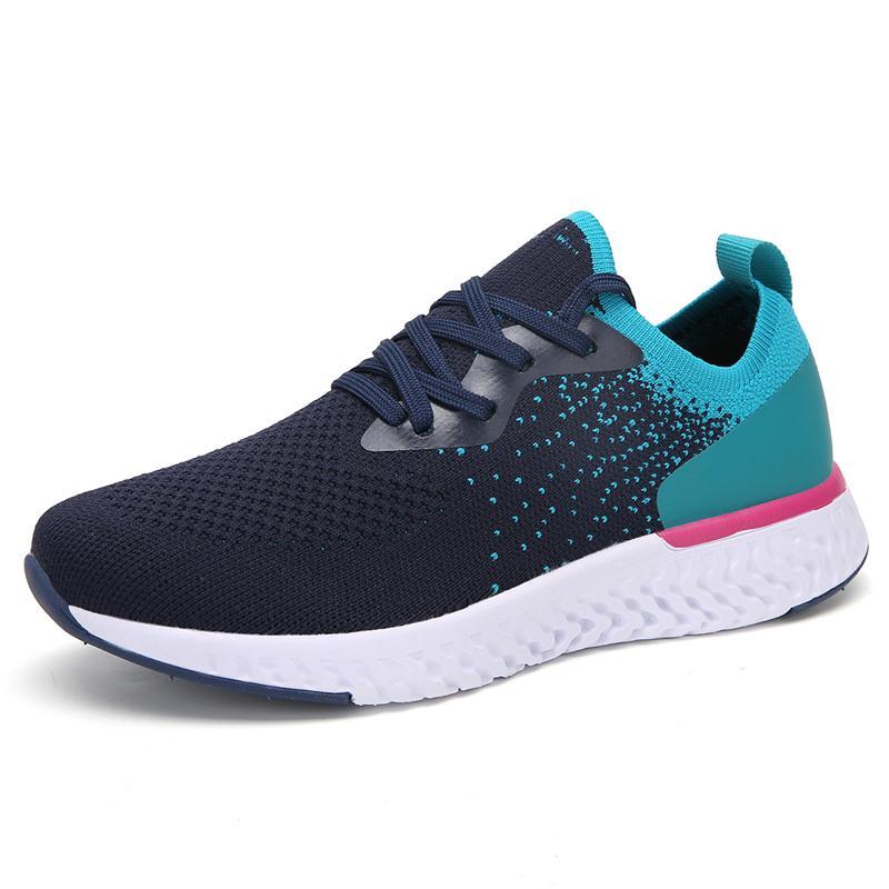 womens flyknit tennis lace up sneakers