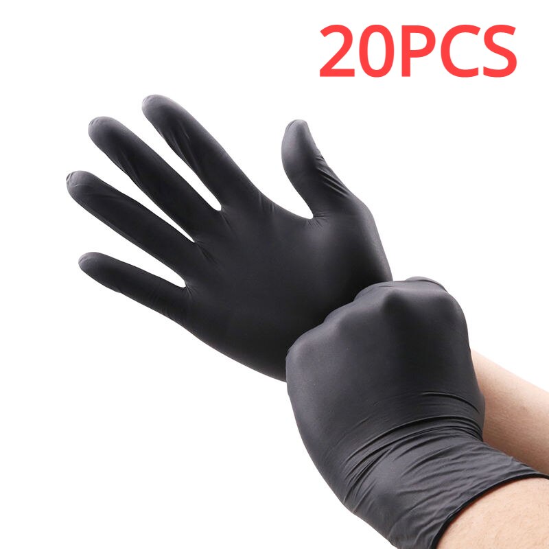 CleanGuard 10 Pairs Black Nitrile Gloves: Your Trusty Cleaning Companions