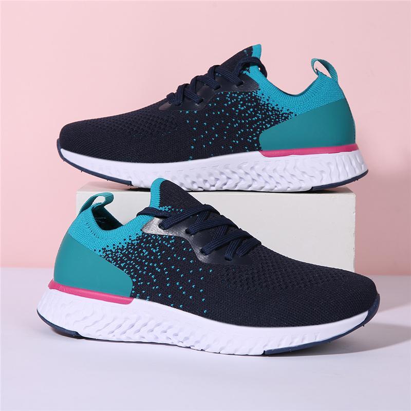 womens flyknit tennis lace up sneakers