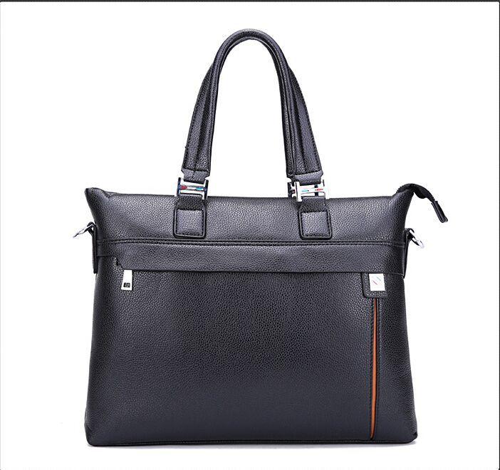 cowhide handbag briefcase computer bag mens european and american business shoulder cross mens bag manufacturers processing custom