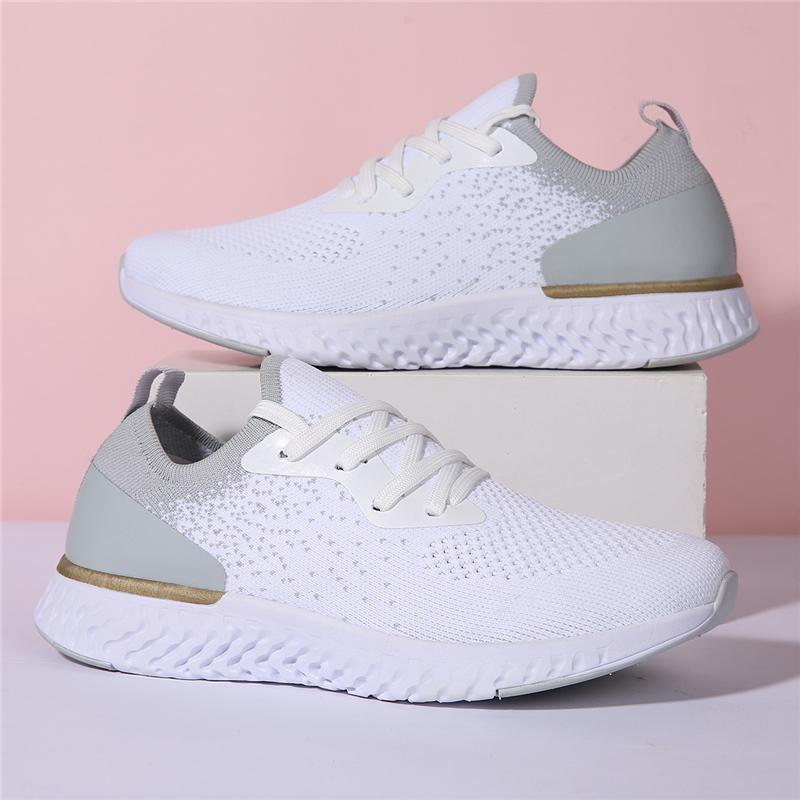 womens flyknit tennis lace up sneakers