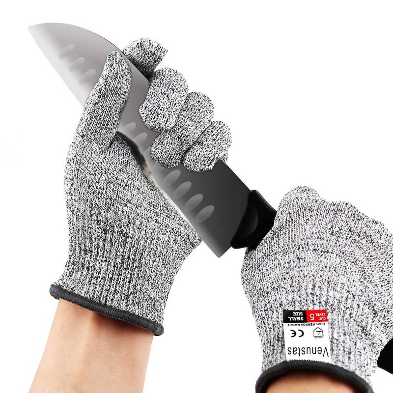 2Pcs Cut Proof Gloves Level 5 Cut Resistant Gloves Work Glove Gardening Glove Working Safety Glove for  Kitchen Butcher Outdoor