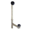 Kingston Brass 1.5-in Brushed Black Foot Lock Drain with Brass Pipe