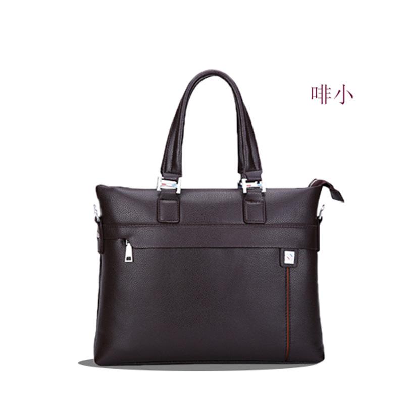 cowhide handbag briefcase computer bag mens european and american business shoulder cross mens bag manufacturers processing custom