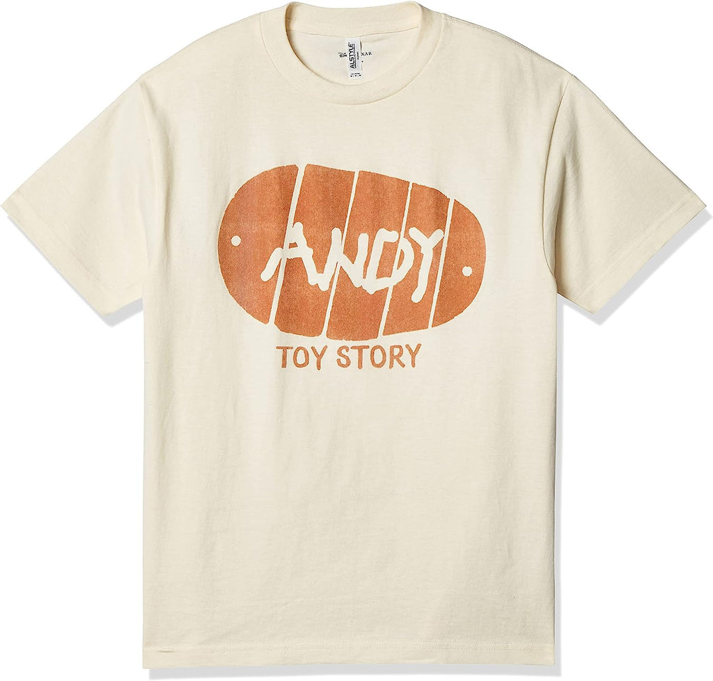 Disney Men's Toy Story Andy Boot Graphic T-Shirt