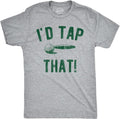 Mens Id Tap That T Shirt Funny Golf Ball Putt Adult Joke Tee for Guys
