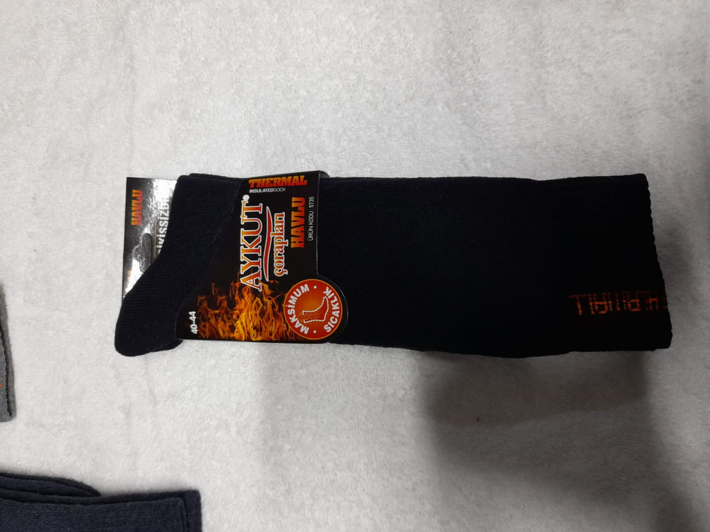 Man Sock Thermal from Turkey very nice quality for Winter four color available to shipping