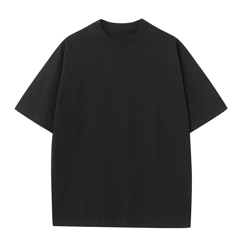 270GMS Tee Wholesale Customized Printing Soft Round Neck T Shirt Custom Logo Cotton Mens T-Shirts