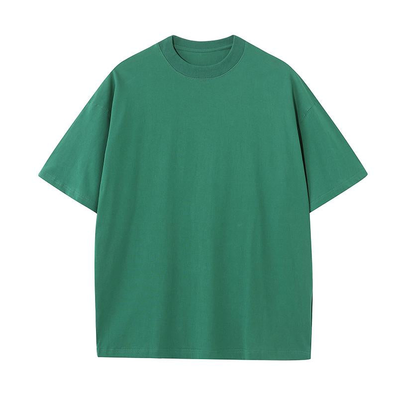 270GMS Tee Wholesale Customized Printing Soft Round Neck T Shirt Custom Logo Cotton Mens T-Shirts