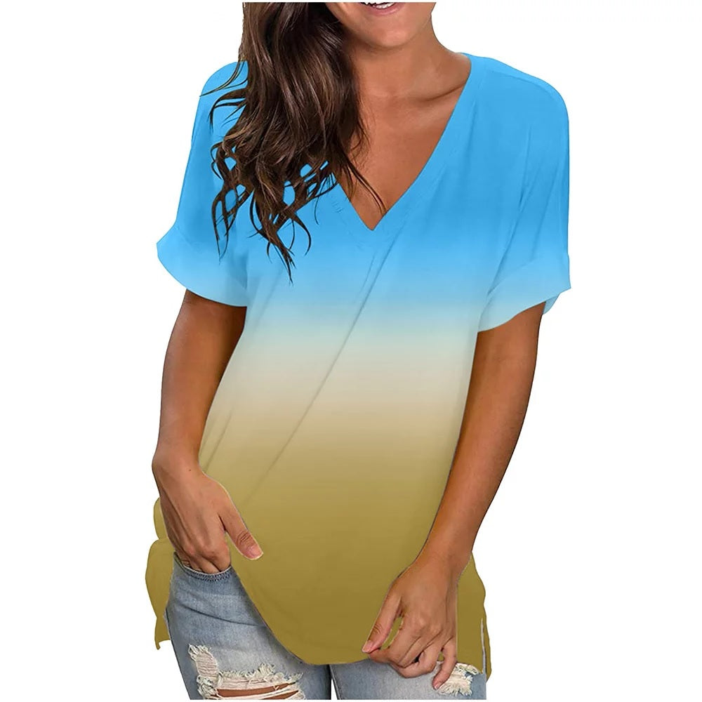 Best Selling Women's Clothing Short Sleeve T-Shirt For Women Loose Casual Knitted Premium Quality T Shirt Supplier From BD