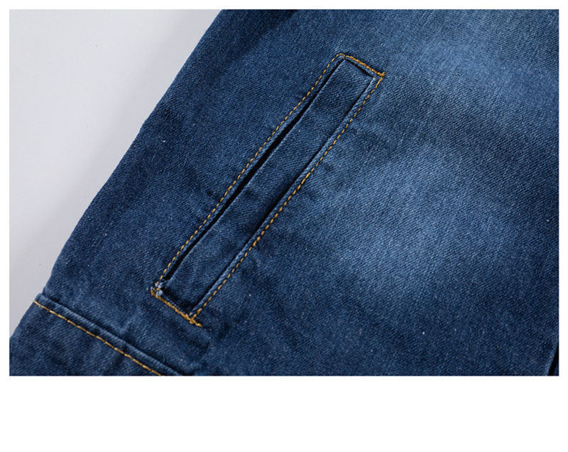 Men Clothing 2023 Fall Denim Jacket Men's Trend Plus Size Style Jacket Fashion Wears Men's Denim Jacket