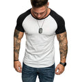 Wholesale Men Oversized T Shirt Solid Color Gym Clothing Bodybuilding Fitness Loose Sportswear Fashion T Shirt