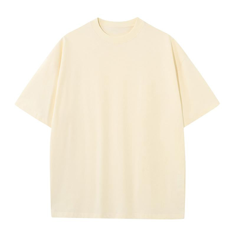 270GMS Tee Wholesale Customized Printing Soft Round Neck T Shirt Custom Logo Cotton Mens T-Shirts