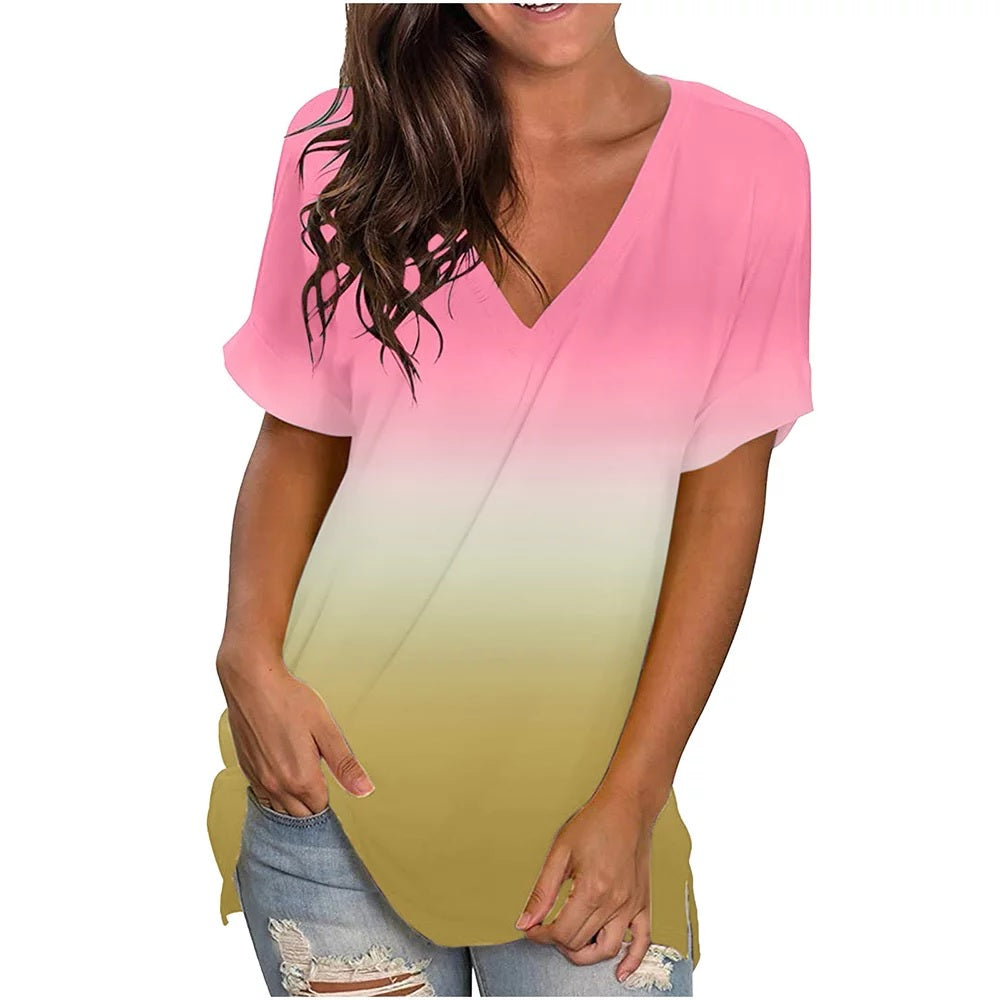 Best Selling Women's Clothing Short Sleeve T-Shirt For Women Loose Casual Knitted Premium Quality T Shirt Supplier From BD