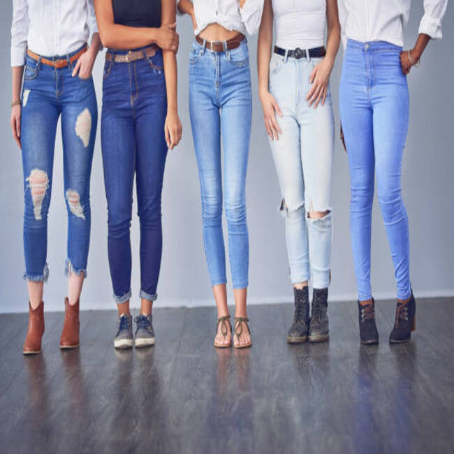 2023 New Arrivals for Women's Jeans Wholesale Fashionable Women's Jeans With Made In India for Best Custom Packing