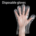 Artracyse 100PCS Disposable Gloves Film Thickening And Lengthening Salon Transparent Kitchen Household Waterproof Food Grade