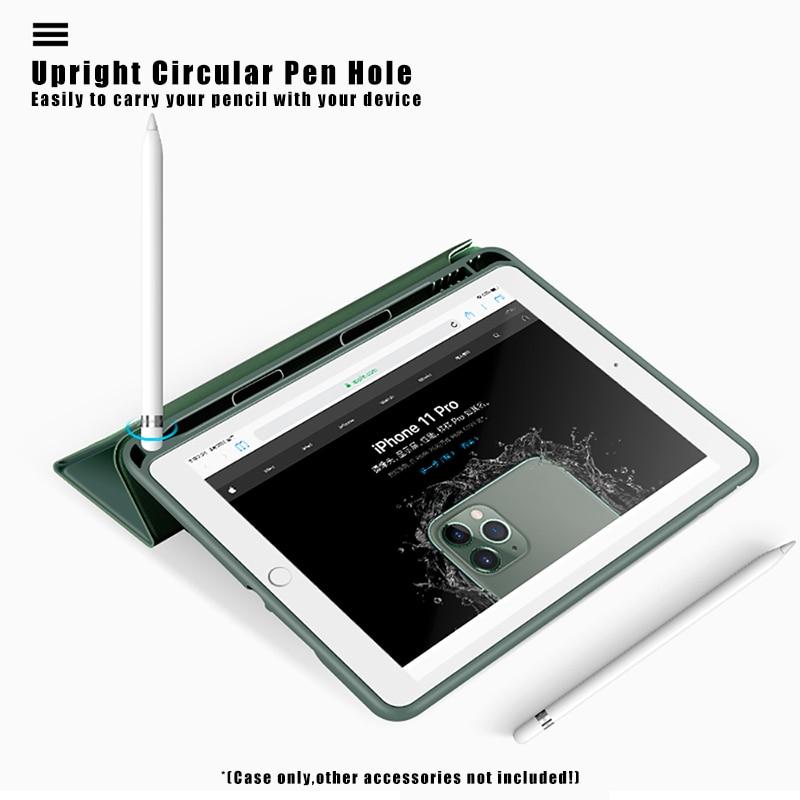 case for 2020 ipad 10 2 8th 2018 2017 9 7 mini 5 2021 pro 11 10 5 air 3 4 smart cover with pencil holder ipad 5th 6th generation tablets e books case