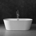Hot sale modern design bath freestanding tub white acrylic bathtubs