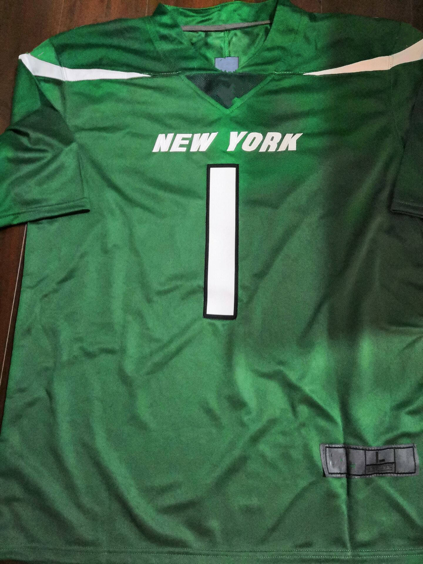 New Player Wholesale Cheap Stitched American Football Jersey New York 8 Aaron Rodgers