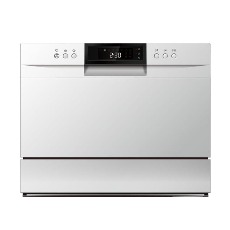 Counter Top White Mini Dish Washing Machine Countertop Dishwasher