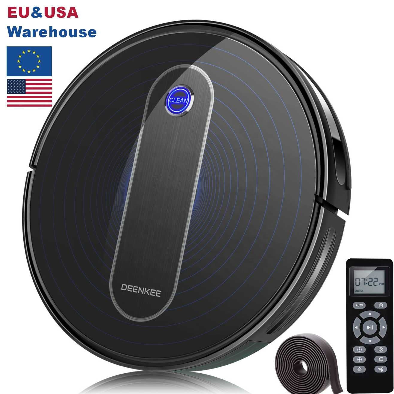 Deenkee DK600 Max Smart 5 in 1 Mopping Intelligent Cleaning Floor Mini Industrial Automatic Recharge Vacuum Cleaner Robot Home