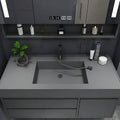 Modern Wood Bathroom Vanities Double Sink Waterproof Cabinet bathroom vanity cabinet