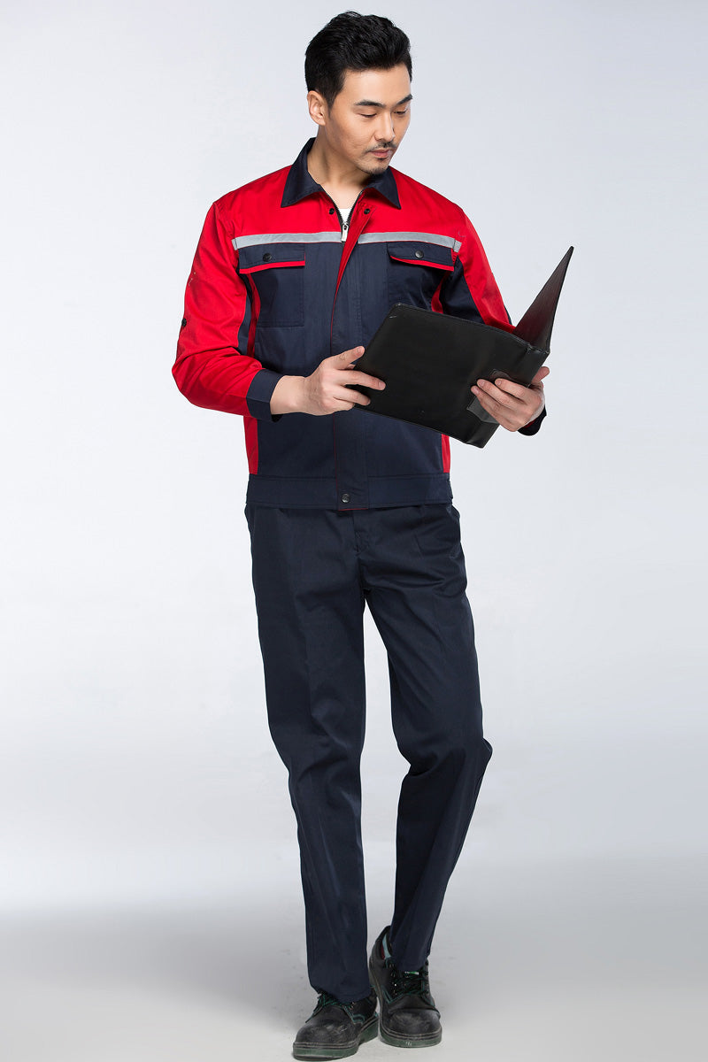 Customized workshop auto repair site engineering workers' short-sleeved men's and women's universal work suit