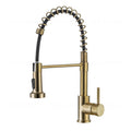 Pull Down Kitchen Sink Faucet Hot and Cold Cupc Commercial Spring Sale Black Cheap OEM Ceramic Style Brass Lead Surface Graphic