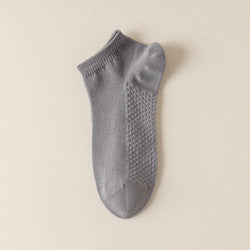 Custom Printed logo Thick Cotton Gym Short low Cut Sporty Socks Non Slip Men Outdoor Running Ankle Socks