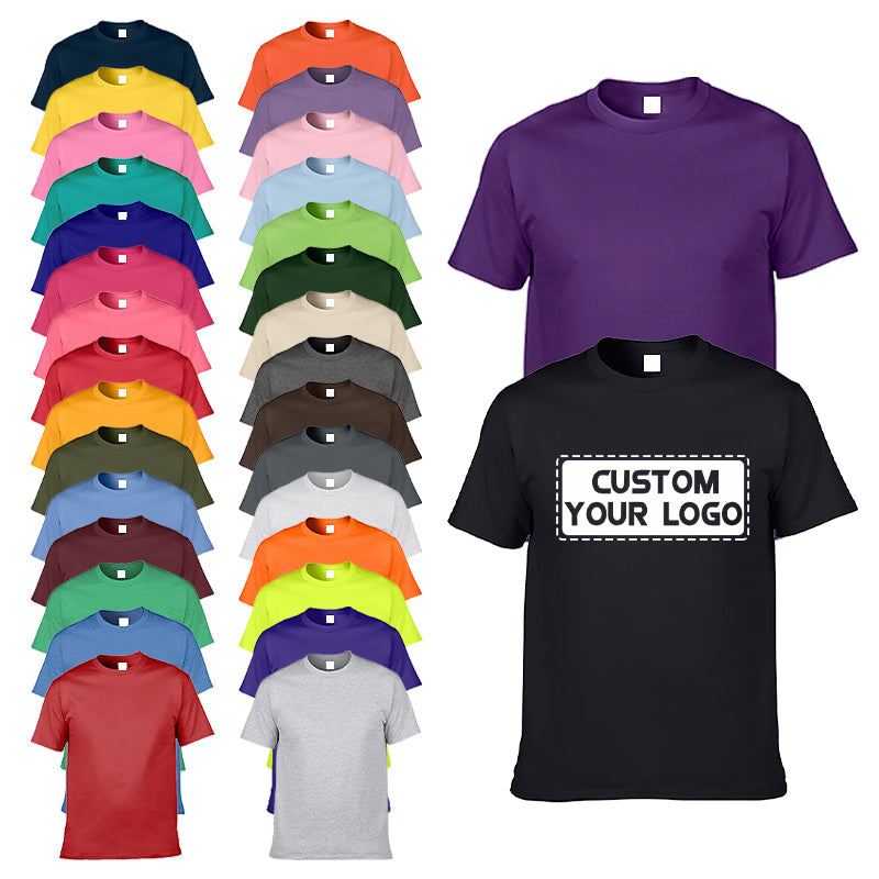 OEM ODM Mens 100% Cotton Tshirt Custom T Shirt Puff Printing Logo Unisex Graphic Short Sleeve Tees Shirt For Men Women