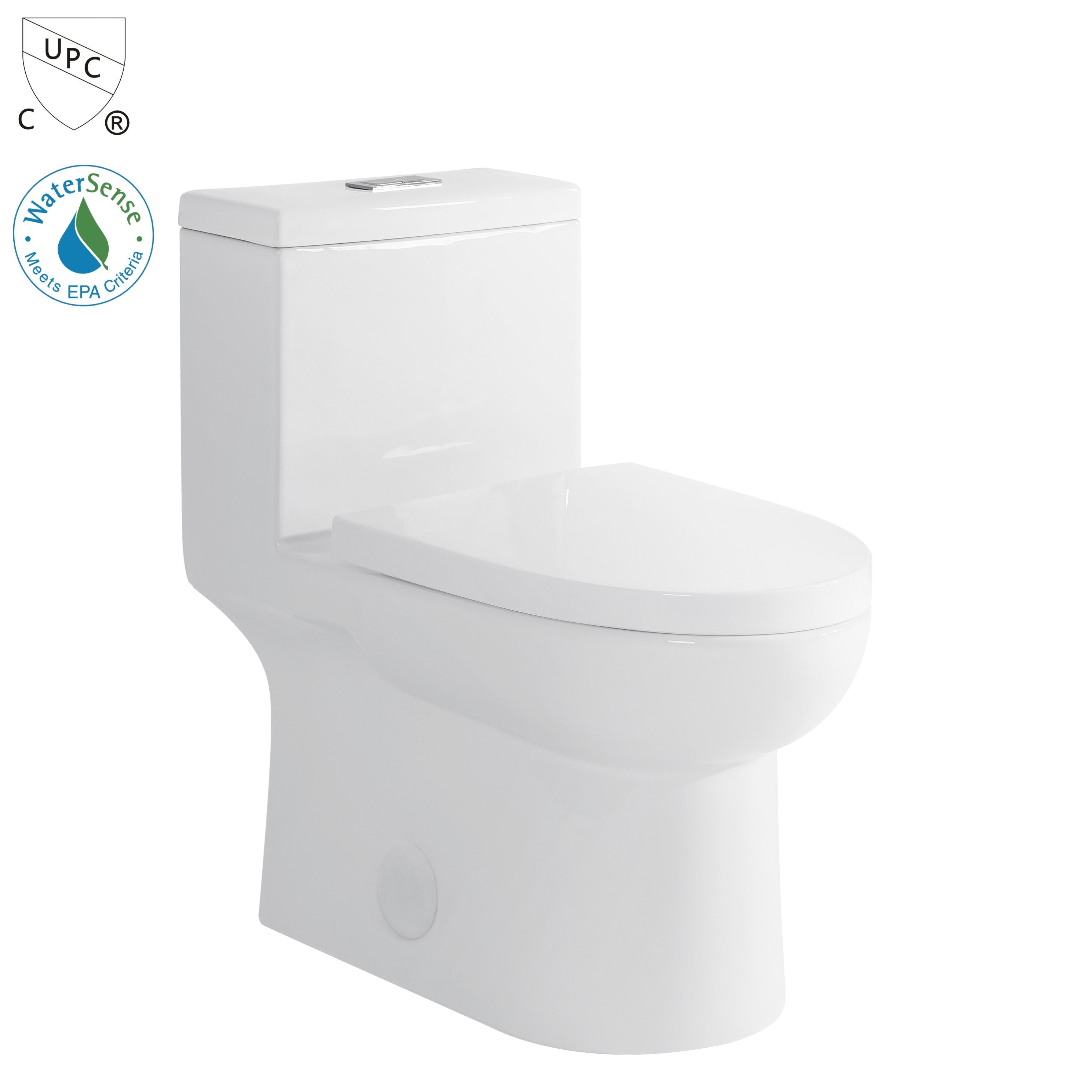 Professional top quality wc sanitary ware one piece closet closestool bathroom wc siphon flushing modern cupc toilet