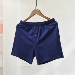 High Quality 100% Cotton Men's Underwear Boxer Buttons