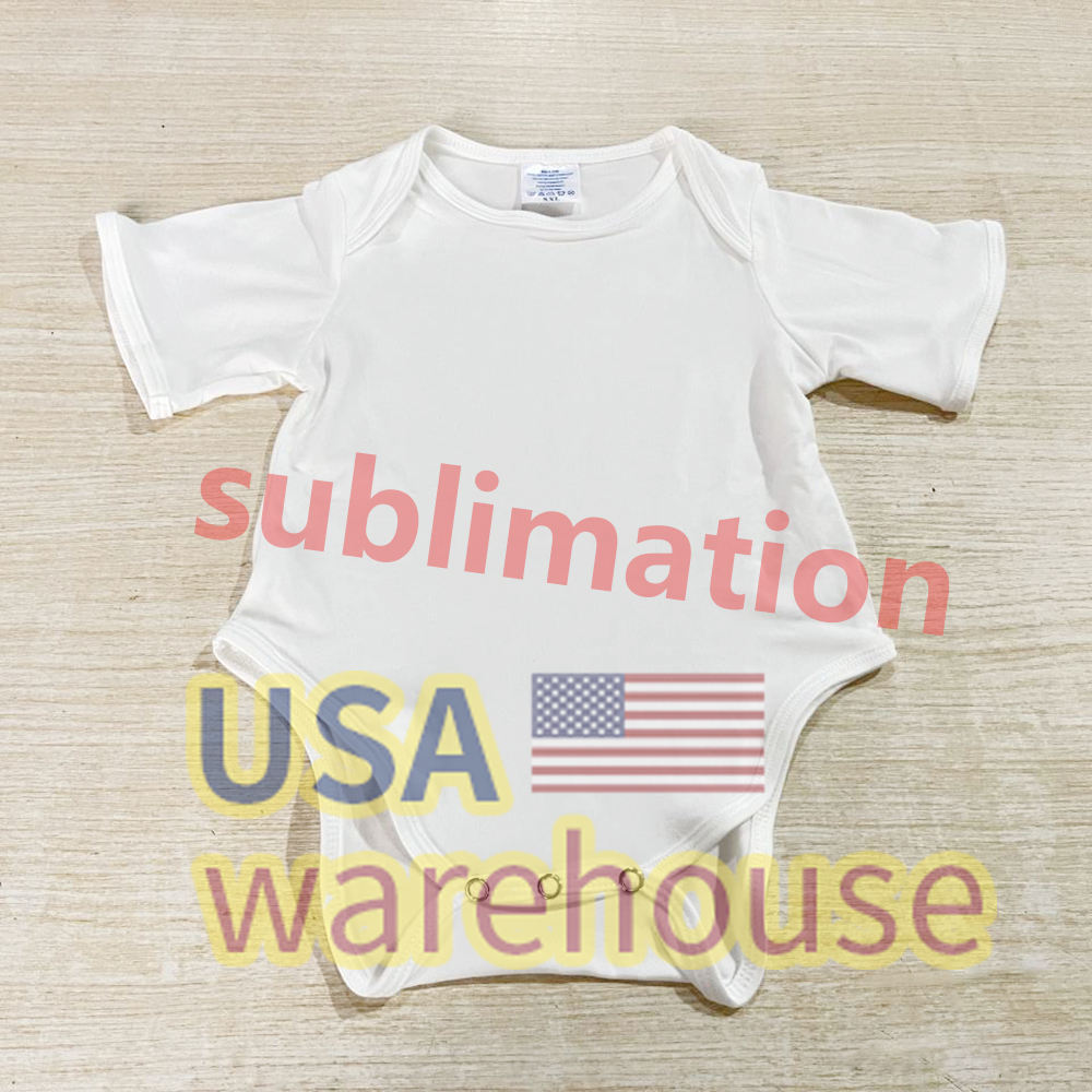 kids sublimation t shirt infants Blanks 100 polyester t shirts for sublimation toddler baby white Blank sublimation shirt kid