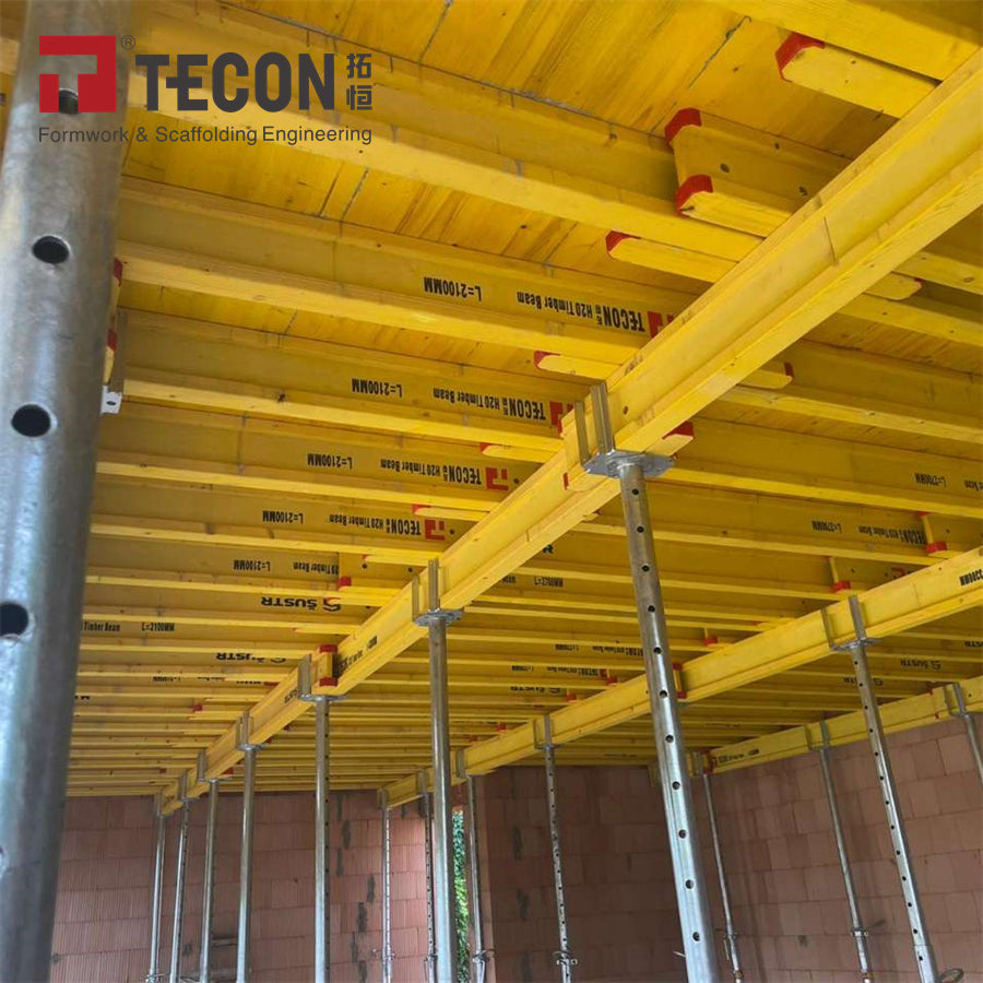 TECON Flexible Slab Formwork H20 Timber Beam Concrete Mold  Flex Plywood Form for Concrete Building Construction