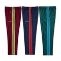 new arrival  polyester trousers men Embroidered Butterfly needles track pants webbing track suits for men oversized pants men