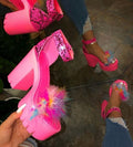 2019 wholesale personalized fashionable women sandals with thick heels