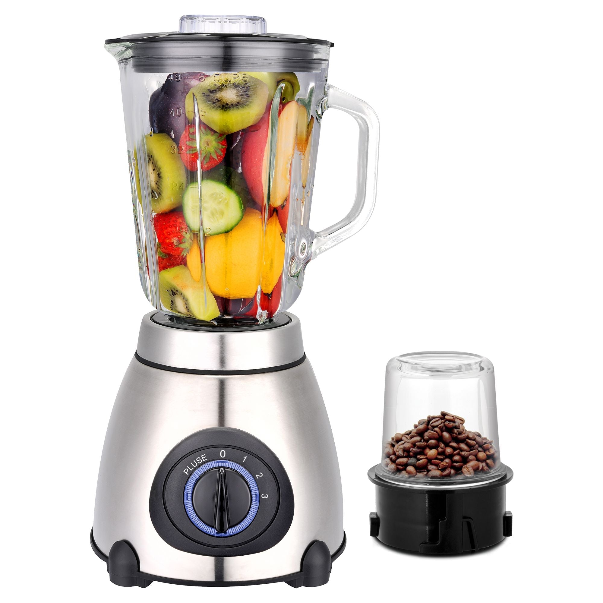 Leazo Customized CE certified New Style Creative Home Kitchen Appliances 1.5L Capacity   Control And Mixer Blenders Grinder