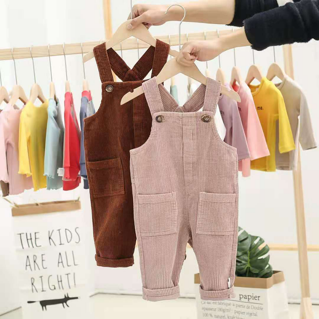 Cute & Comfy: Cotton Toddler Corduroy Overalls