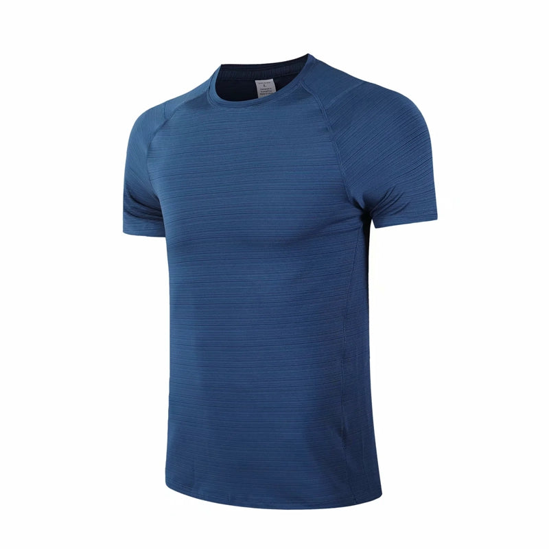 89 polyester 11 elastane mens gym top moisture wicking active athletic performance crew tshirt quick dry