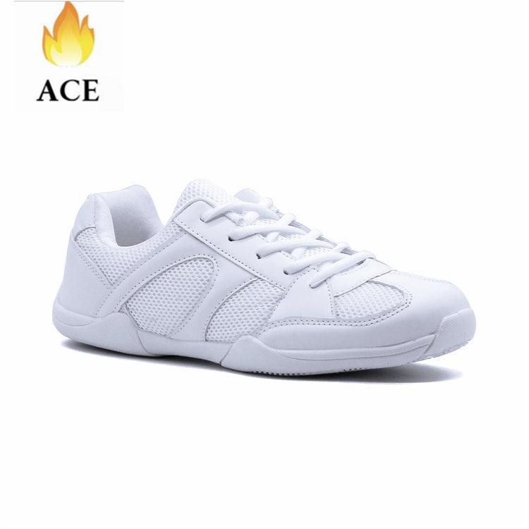 Custom Women's Dance Shoes White Fitness Black  cheerleading shoes