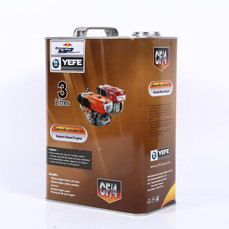 Premium Automotive Lubricant Application 3L Diesel Engine Oil