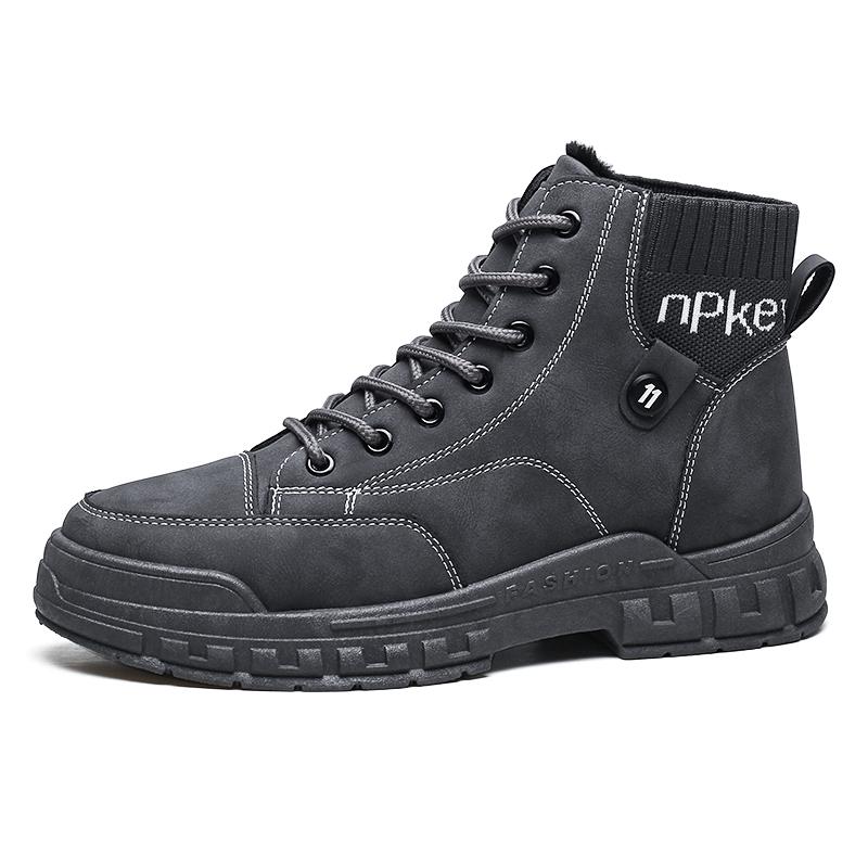 fashion pu upper military tactical work boots