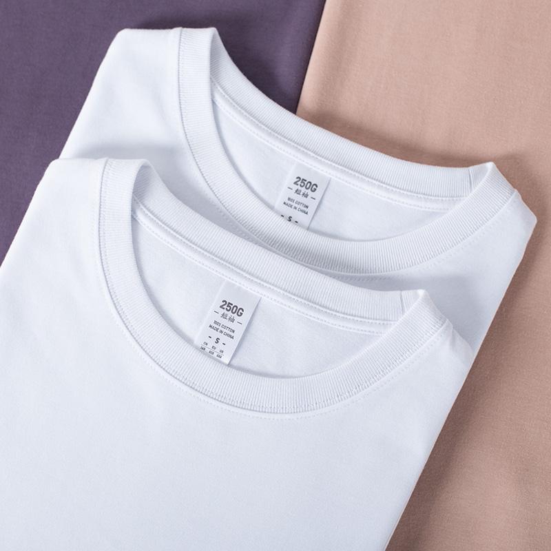 yls high quality branded t shirts for blank tshirt 250gsm 100 cotton material