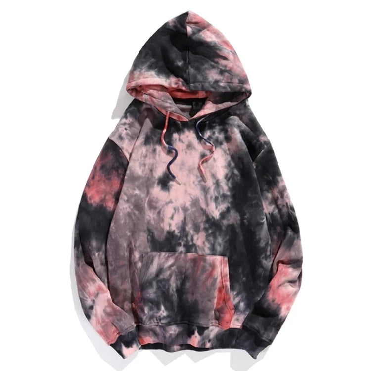 Couples Hoodie  Fall Tie-Dye Hoodie For Men And Women Pullovers Casual Coat For Men Trend Loose Top