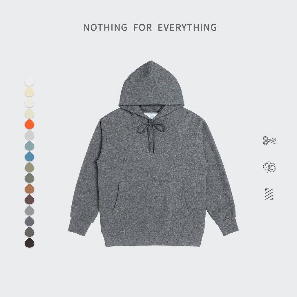 custom logo 350 grams mens thick fleece lined mens hoodies oversized high quality blank hoodies unisex